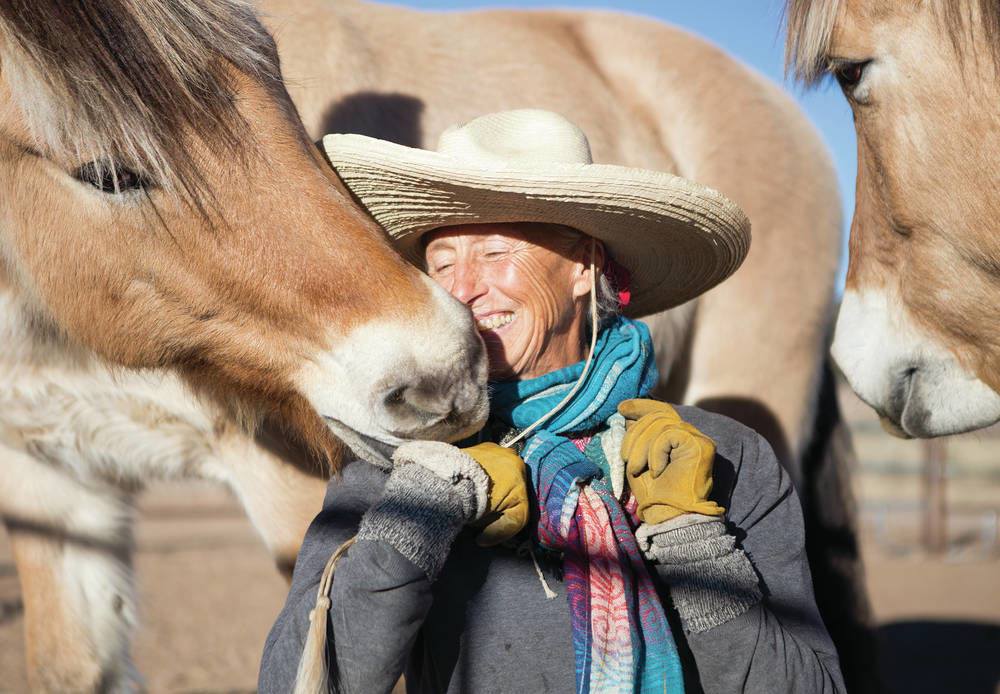 Bernice Ende with Horse