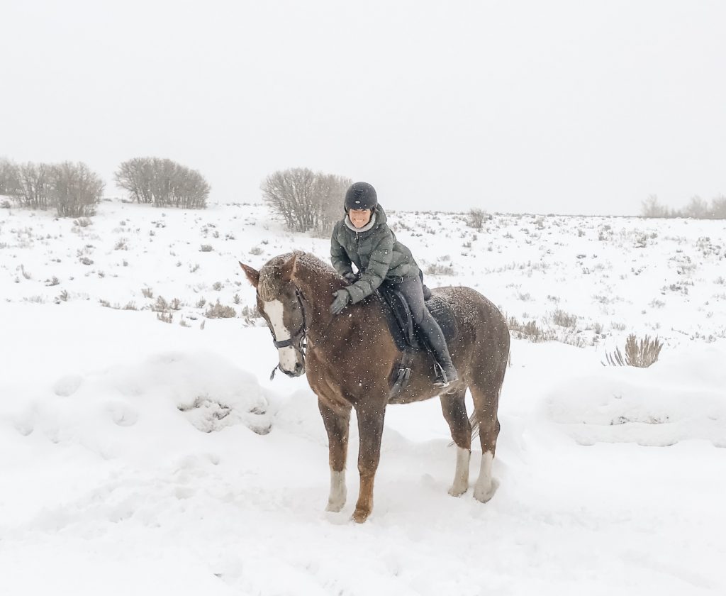 Woman on horse